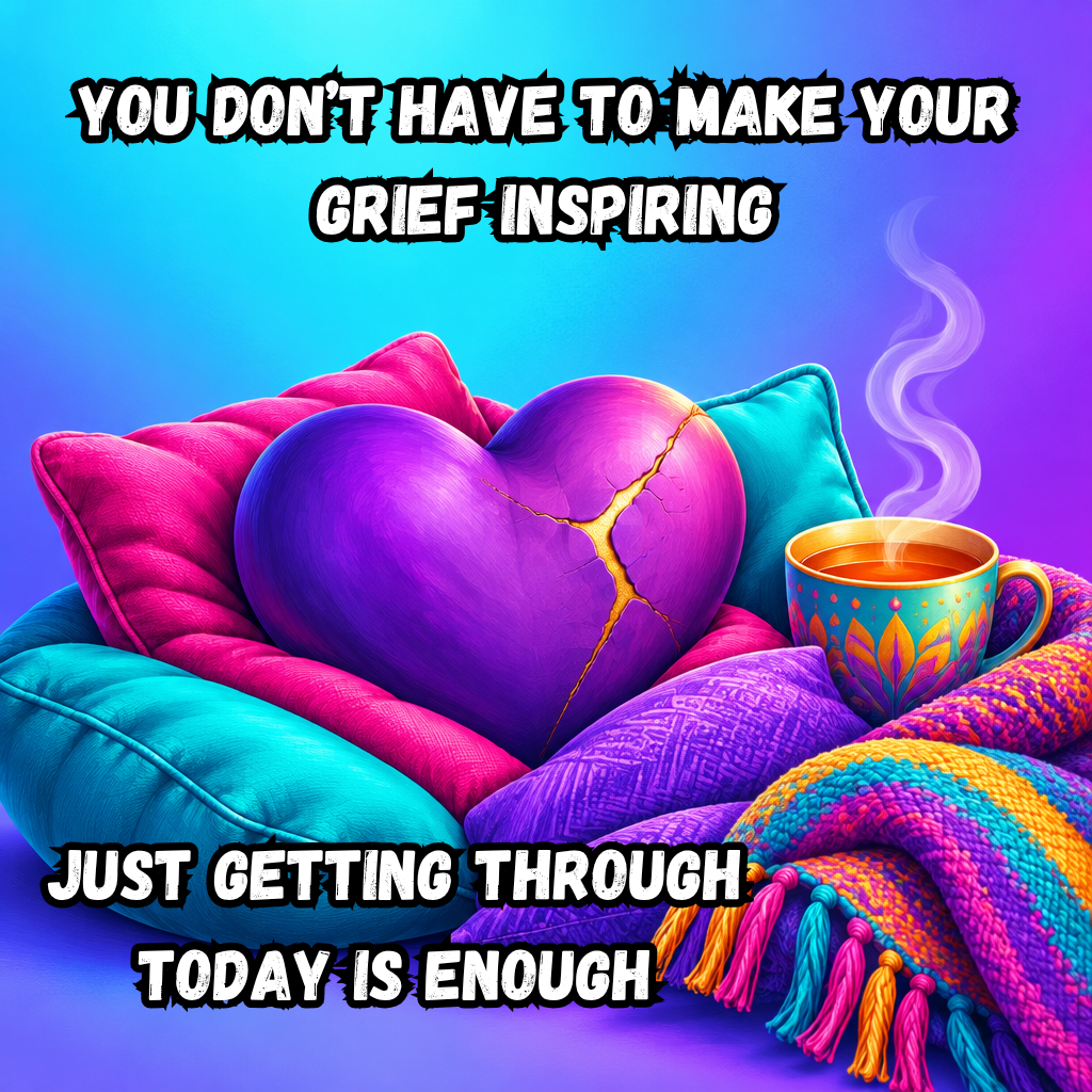 You Don’t Have To Turn Your Grief Into Something Inspiring